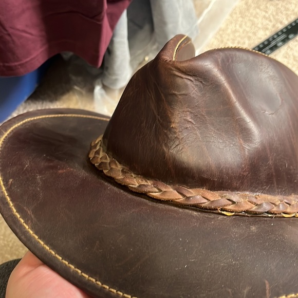 Vintage Henshel leather hat - Picture 10 of 14